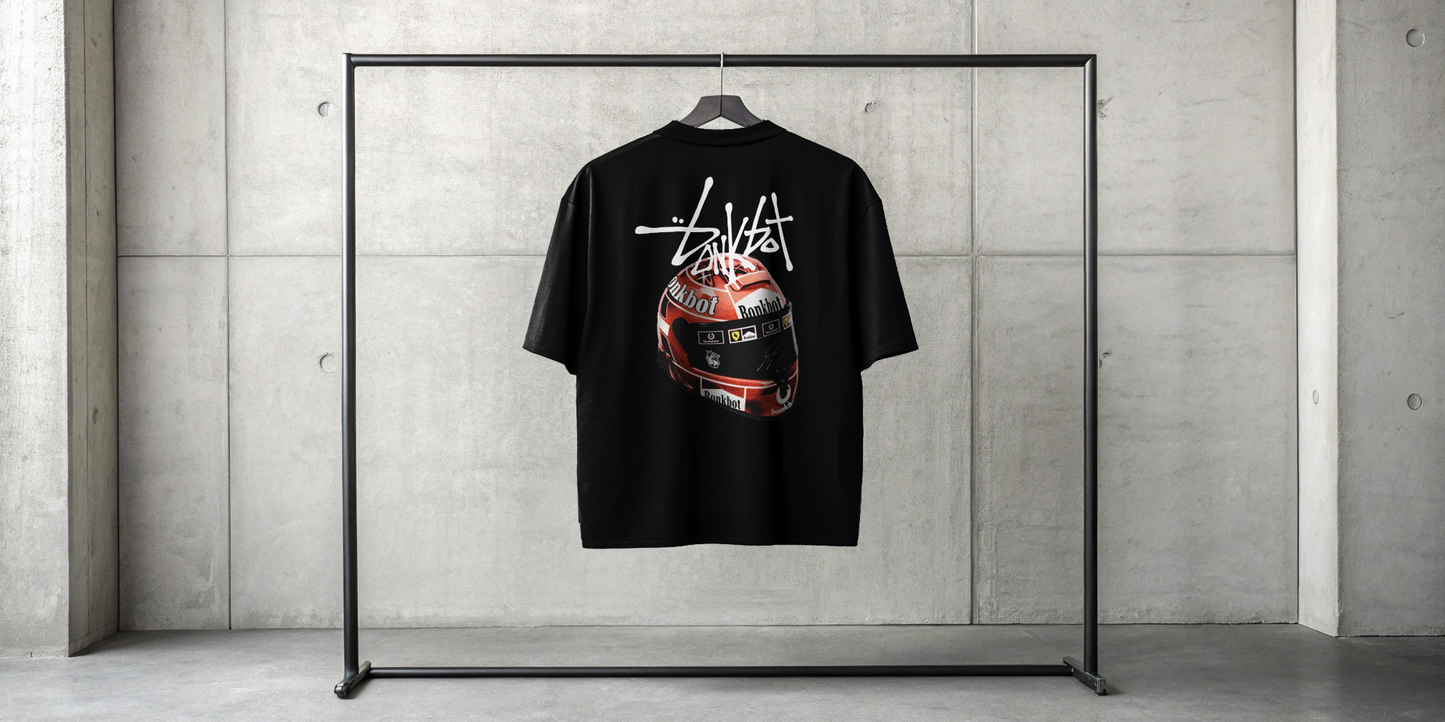 F1 Helmet Tee - True Black