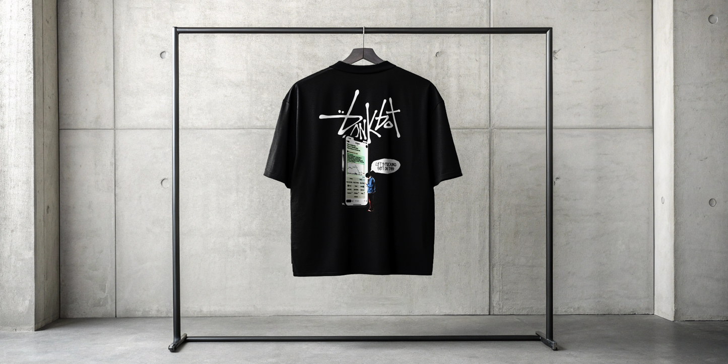 Let's Fucking Bet On This Tee - True Black