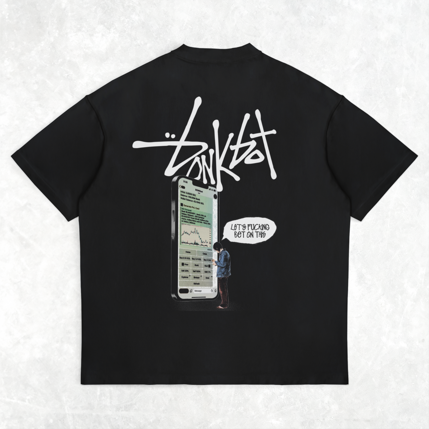 Let's Fucking Bet On This Tee - True Black