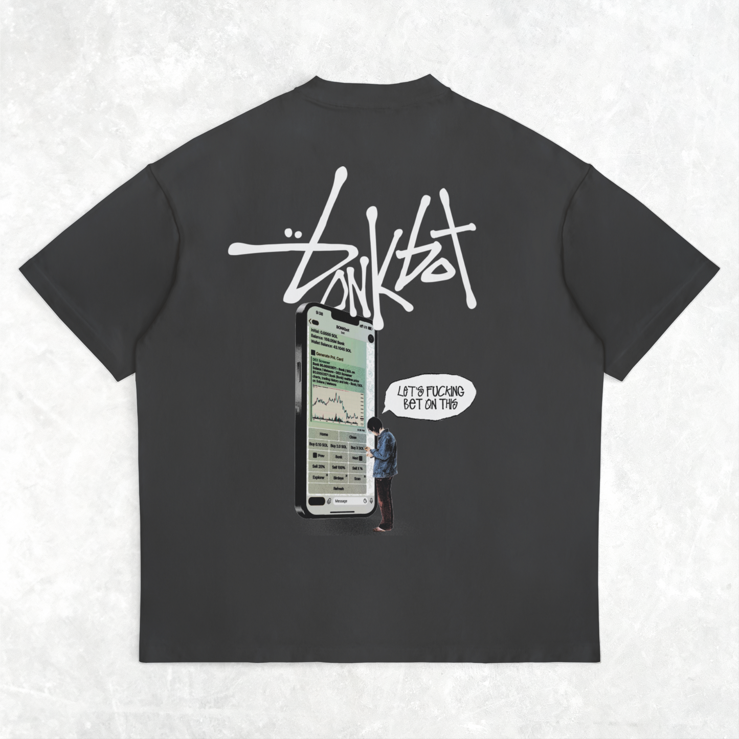 Let's Fucking Bet On This Tee - Vintage Black