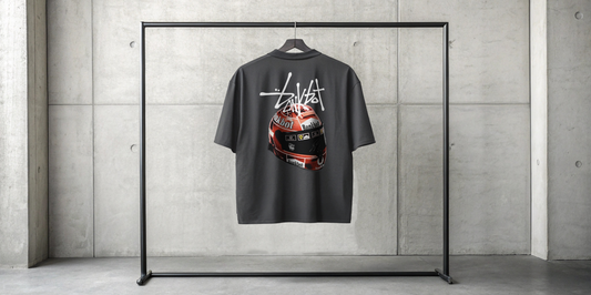 F1 Helmet Tee - Vintage Black
